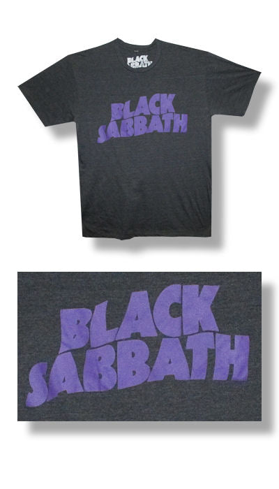 BLACK SABBATH - PURPLE LOGO  .....M (out of stock), L, XL, 2XL(out of stock)