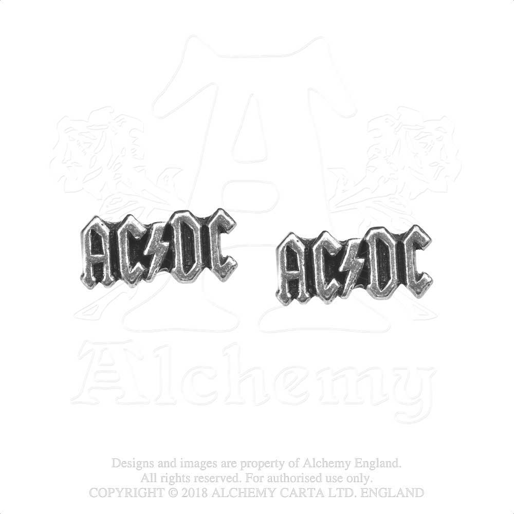 EARRINGS - ACDC LOGO STUD