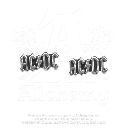 AC/DC - EARRINGS - LOGO STUD