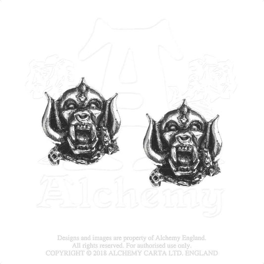 EARRINGS - MOTORHEAD WAR PIG STUD