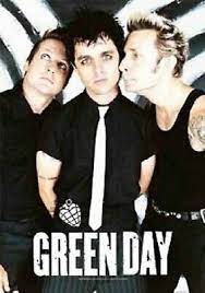 FLAG / TEXTILE POSTER GREEN DAY - GROUP