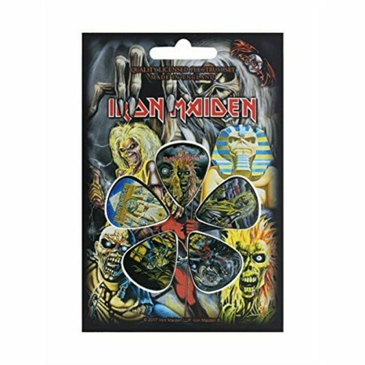 IRON MAIDEN - GUITAR PICKS - EARLY ALBUMS