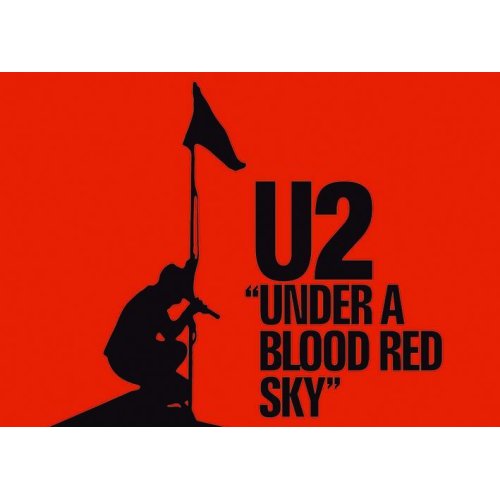 POSTCARD U2 - UNDER A BLOOD RED SKY