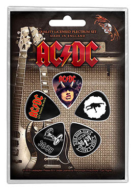 GUITAR PICKS AC/DC - HIGHWAY / FOR THOSE / LET THERE