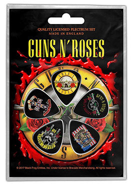 GUNS N' ROSES 'BULLET LOGO GUITAR PICKS
