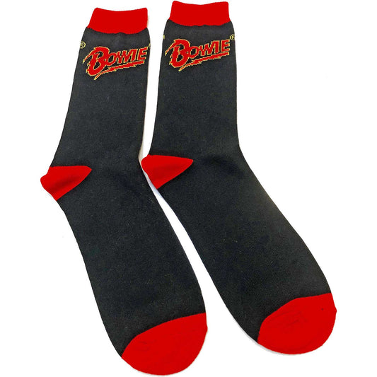 DAVID BOWIE " FLASH LOGO " SOCKS